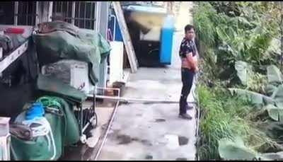 Falling on a cliff with your dick out. Brutal.