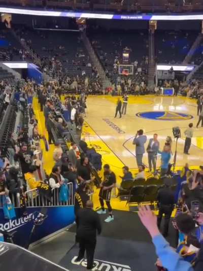 Steph Curry - Nothing But Net From The Tunnel