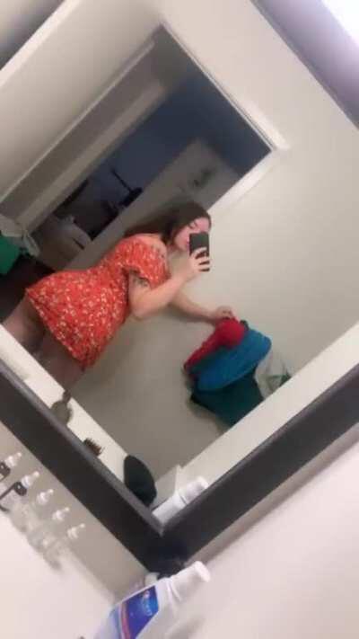 My skirt may be a little short☺️ what do yall think?