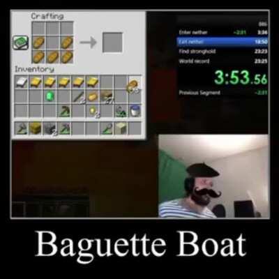 🇨🇵🥖 Baguette boat