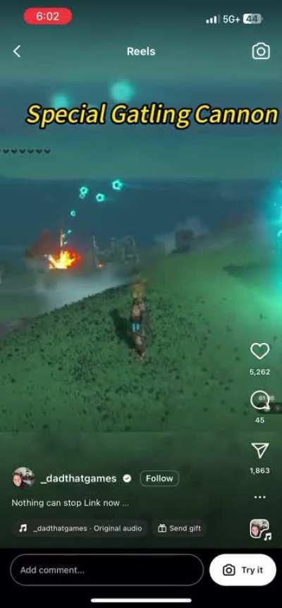 Found on Instagram. Gatling cannon.