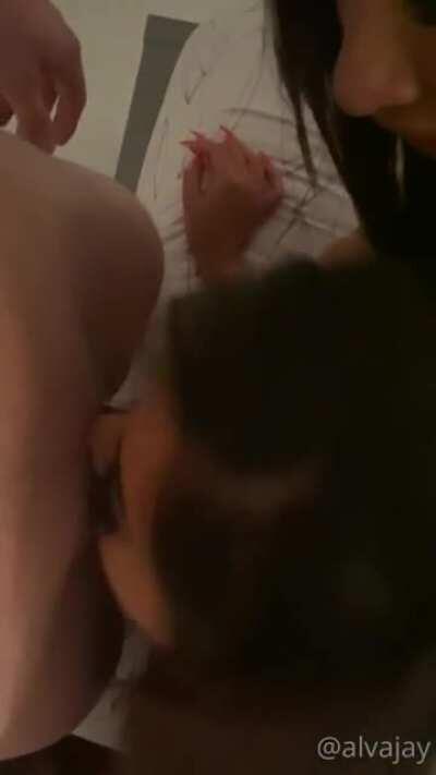 Alva Jay sucking dick