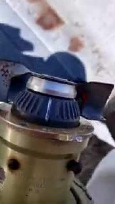 Fully red when armed