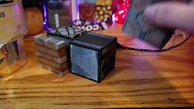 Here is a working Minecraft observer sending a signal to a piston