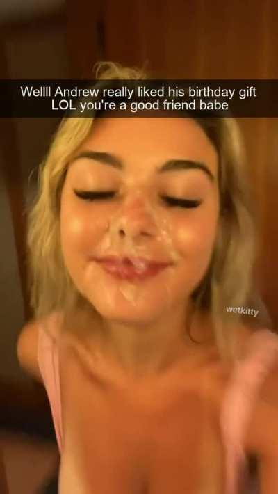 Everyone tells me my girlfriend gives the best gifts…