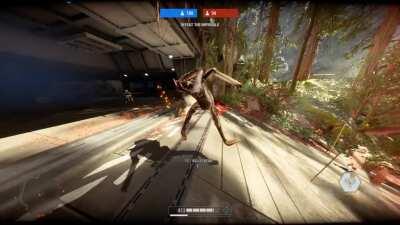 So I gave Ewoks the abilities of General Grievous... it was terrifying