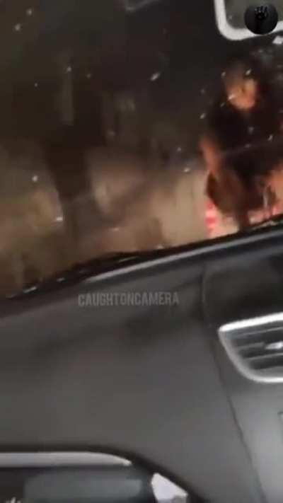 Attempted robbery in India.