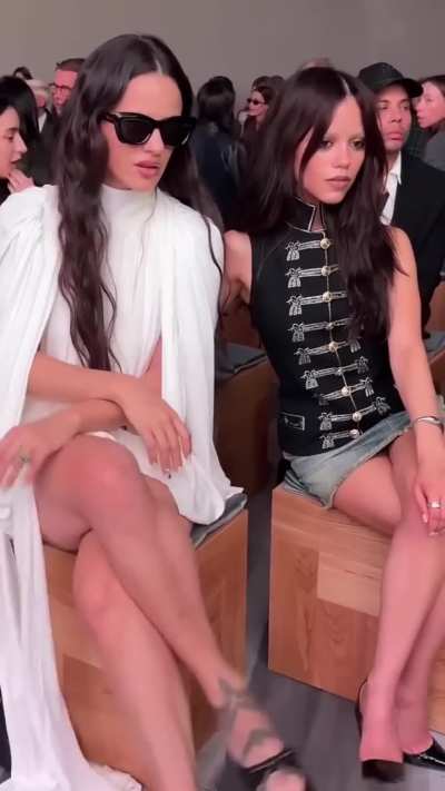 Jenna Ortega and Rosalia