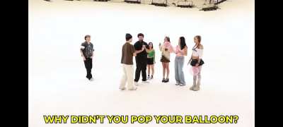 He's short I couldn't see him