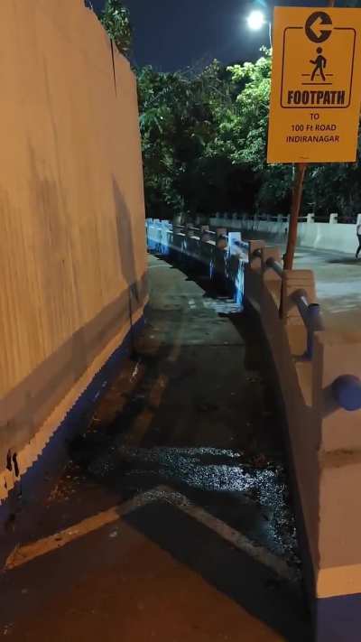 The state of the footpath that was recently cleaned and renovated by Arun Pai and his team along with BBMP in Domlur/Indiranagar (watch till the end) shows that as long as people don’t understand civic sense and civic duties, nothing can fix our country.