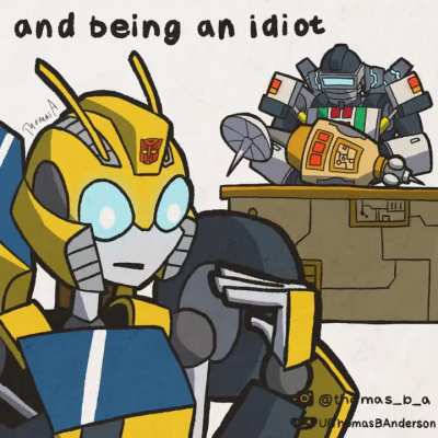 Animation I made with my own version of Bumblebee and Wheeljack