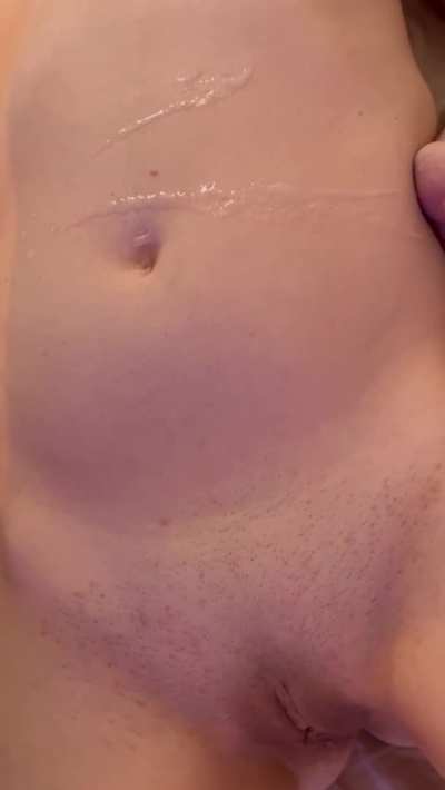 Petite Mom bellies make good canvases 