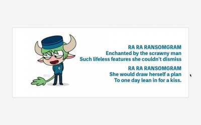 Ra-Ra-Ransomgram, Courier to the Mew-ni-ans.