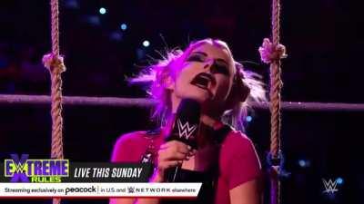 Alexa Bliss and Charlotte Flair on Raw