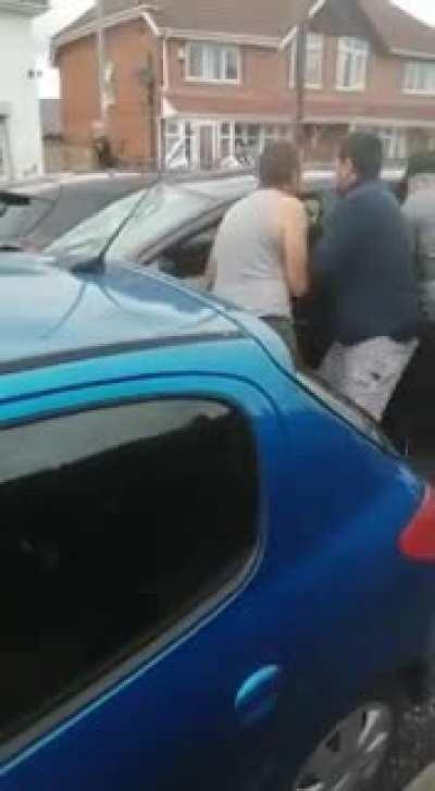 Just get out the car mate!