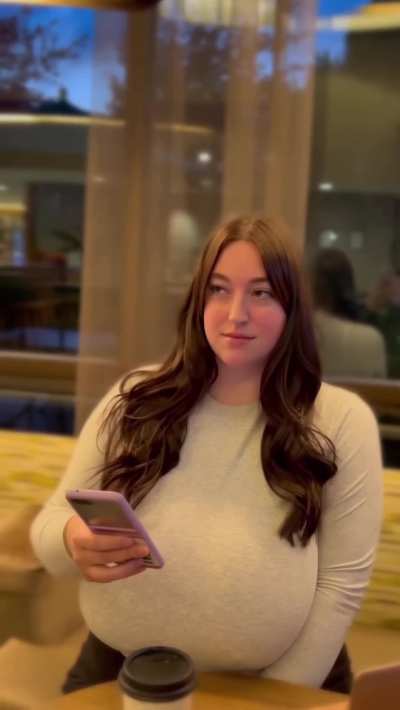 Wonder who she is texting