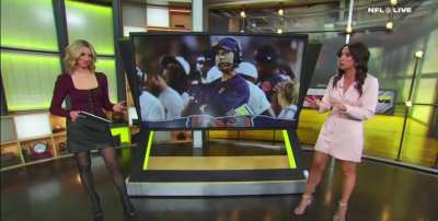 Laura with Courtney Cronin - NFL Live on 3.5