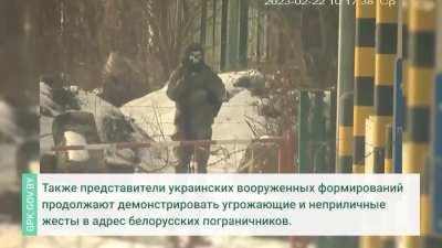 Ghost harassing belarusian soldiers on UA border