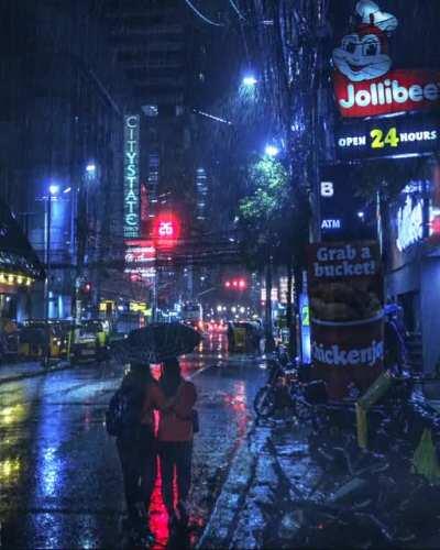 I made this animation of Ermita dahil miss ko na ang tag-ulan