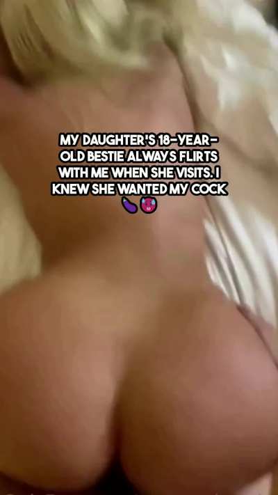 My Daughter’s Hot Blonde Friend Has a Sexy Piece of Ass (ImageFap TabooCap)