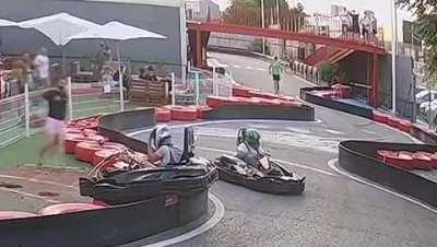 You don't risk anything with go karts