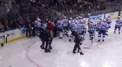 Sergachev in tears after brutal injury