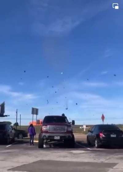 Small plane collided with B-17 bomber at Dallas TX air show