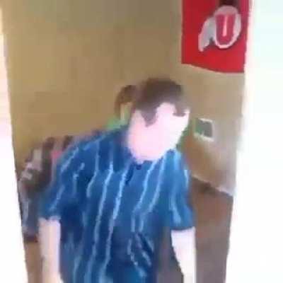 Legolas and Gimli arguing who got the best kill at Helm's Deep at the after party.