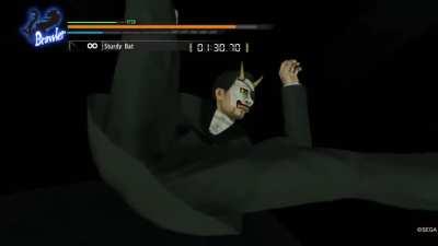 Majima got sent to the abyss.