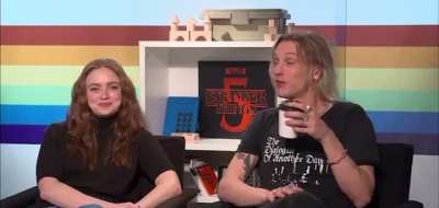 Sadie doing Vecna’s voice during interview | November 2025