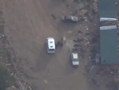 The strike of September 17, 2024 by the HIMARS MLRS on the Russian training ground. Donetsk region.