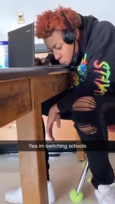 The fuck he he doing?