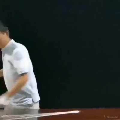 physical demonstration of Coulomb's law, formulated between 1777 and 1785