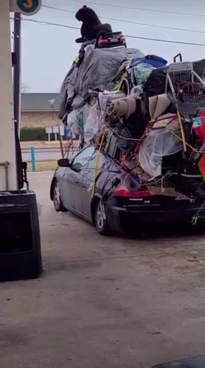 Idiots in cars for sure !!