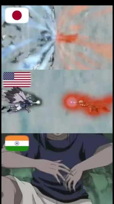 Naruto vs Sasuke in Hindi 😭