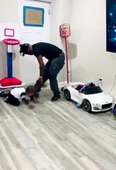 Teaching a kid a life lesson