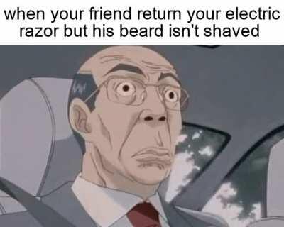 maybe it's just his ass hair