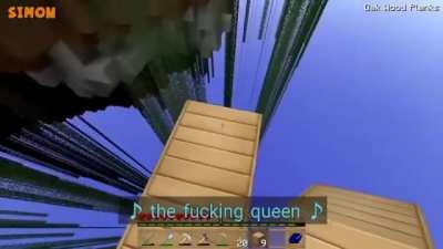 ♪ God save the fucking Queen ♪