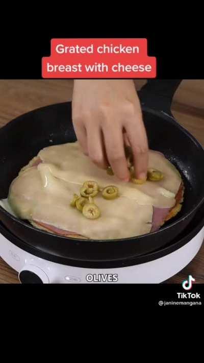 You lost me at grating raw chicken 🤢🤮