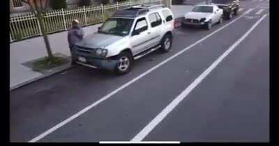 WCGW flying a drone too low and in the middle of the street