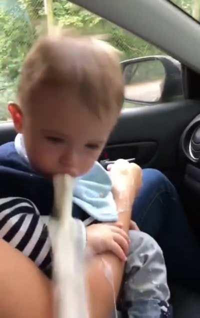 Seeing lions on a ride and then