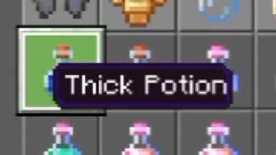Thick potion