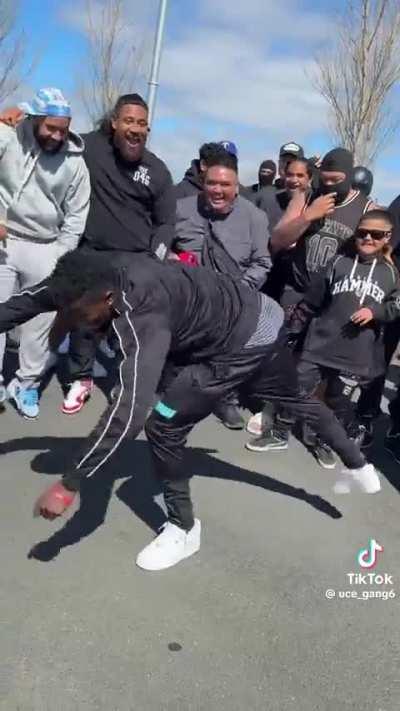 Absolute chads busting it down