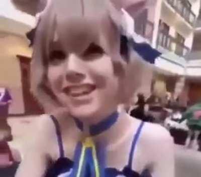 What a cute ... girl?