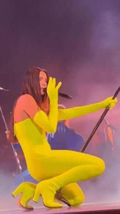 This is Dua Lipa grinding on your cock