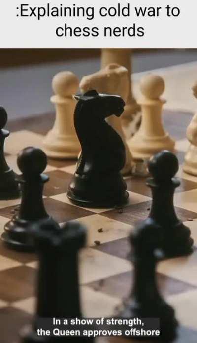 use this to explain chess nerds cold war