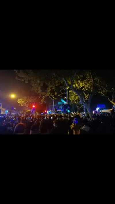 First-hand footage shot by my colleague (Overseas Youth Publishing) on Wulumuqi Rd. in Shanghai.