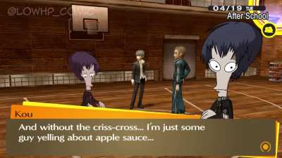 Persona 4 Golden but Roger is every Social Link