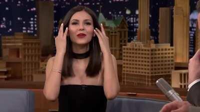 She Does Her Impression of The Rock