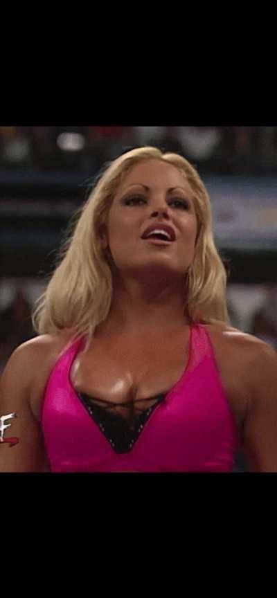 Trish looking obnoxiously smug